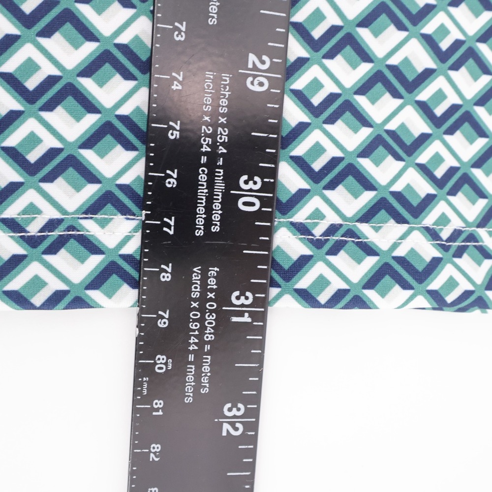 NEW Rhone Geometric Print Performance Polo Green Short Sleeve Mens XL Shirt - Picture 9 of 10